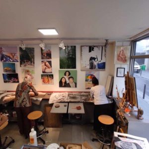 Cours de peinture techniques seches et humides